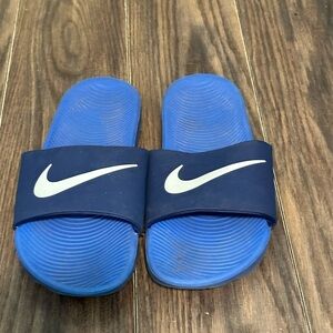Nike Royal Blue Slide Sandals